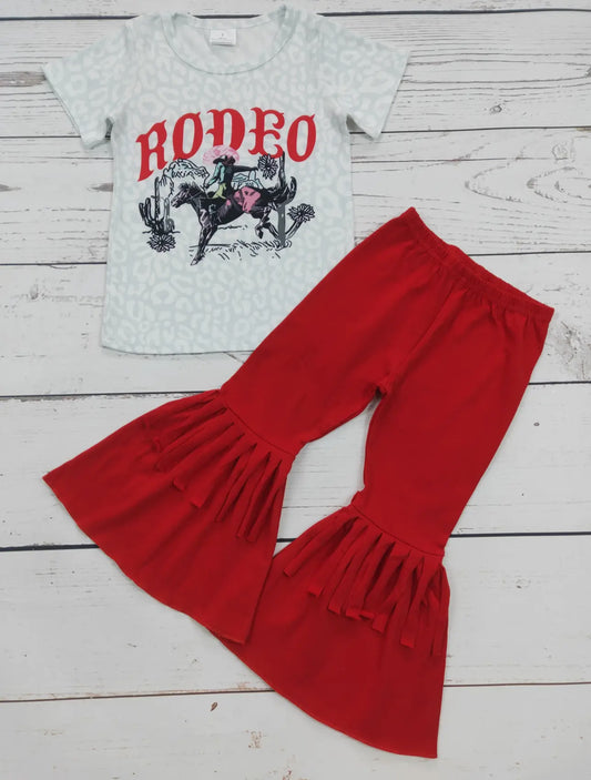 Kids Rodeo Cheetah Set with Fringe