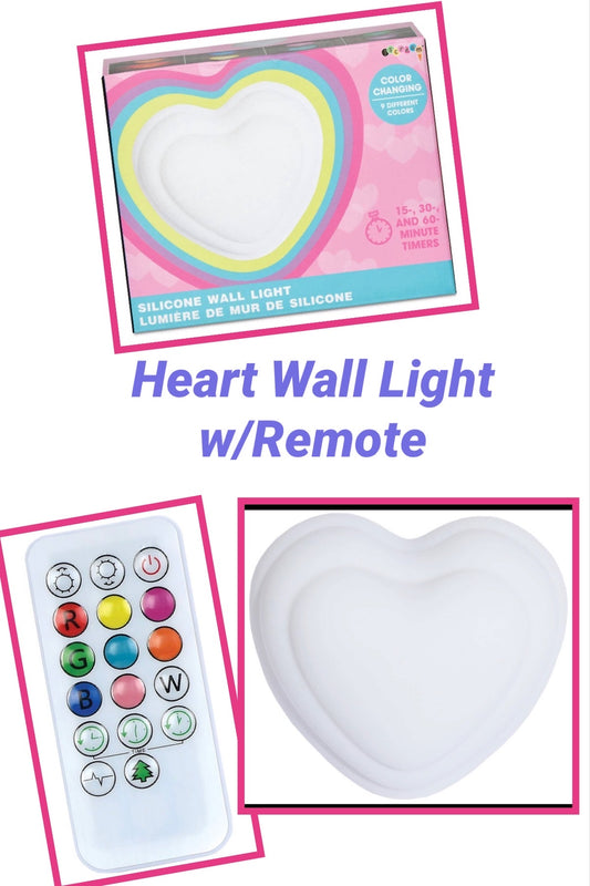 Silicone Wall Heart Light